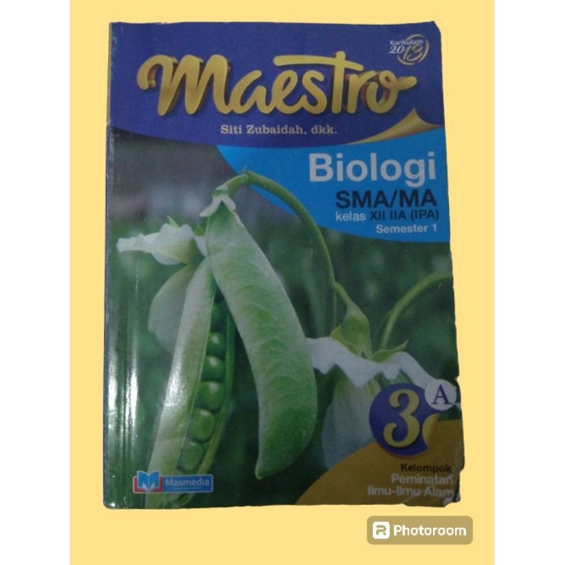Preloved - Maestro Biologi 3A Kelas 12 Buku Paket Kelas 12 3B