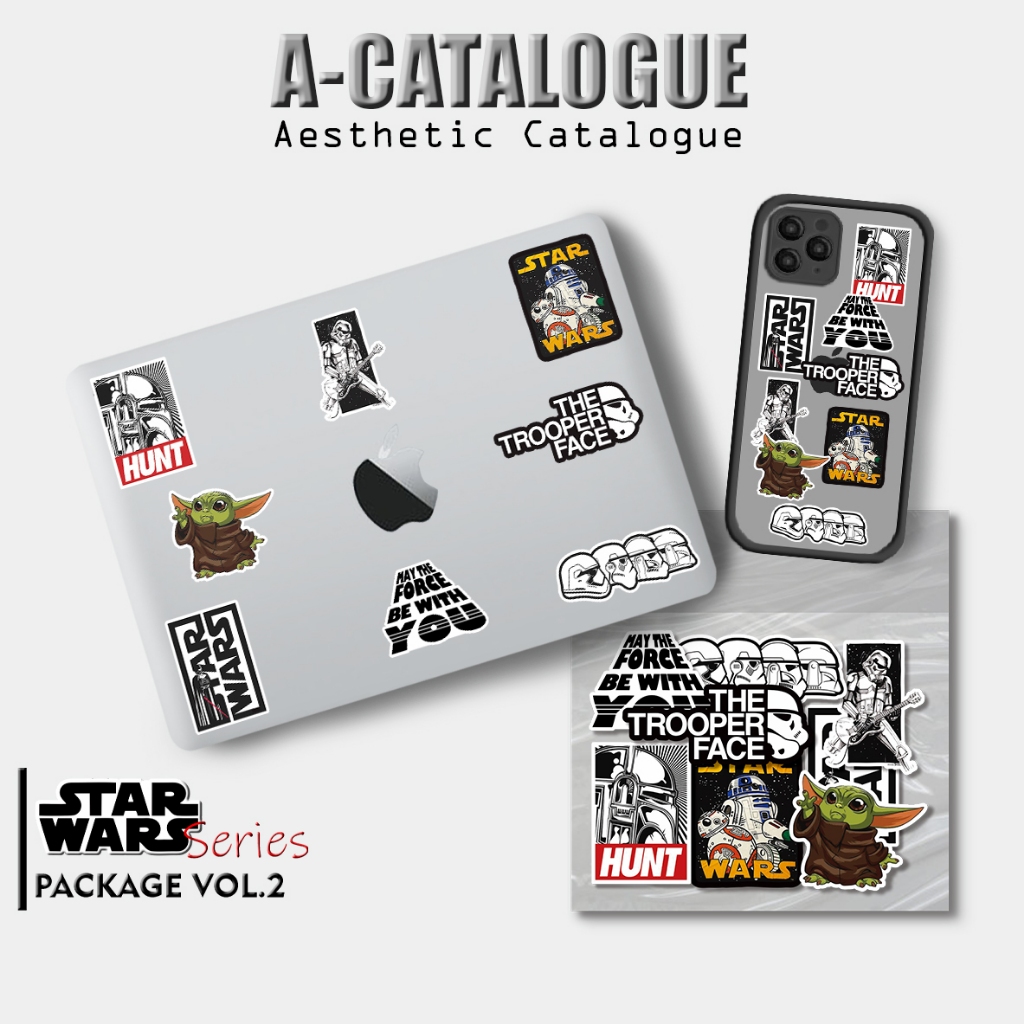 

Sticker Aesthetic For Case Laptop Macbook Bujo Craft Skateboard Notebook || TROOPERS STAR WARS VOL.2