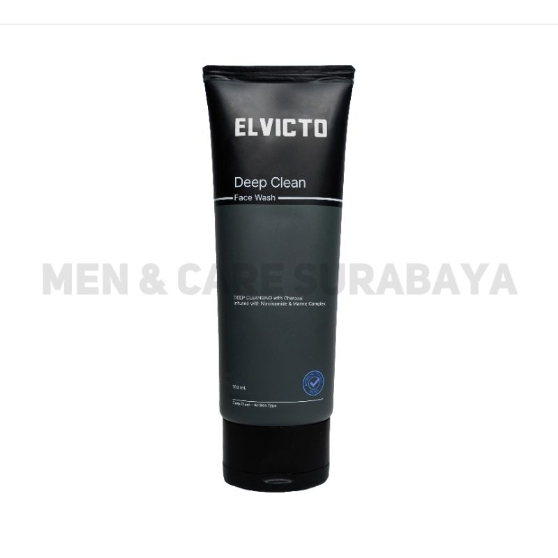 Elvicto Deep Bright Face Wash ( sabun pembersih pencerah wajah muka )