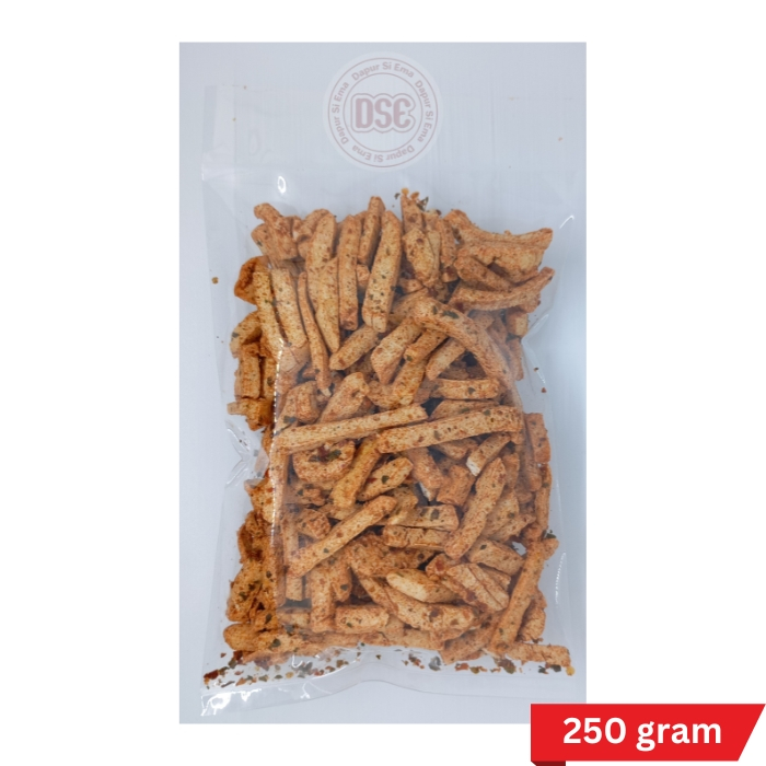 

DSE Snacks Keripik dan Kerupuk Basreng Pedas Daun Jeruk 250gr