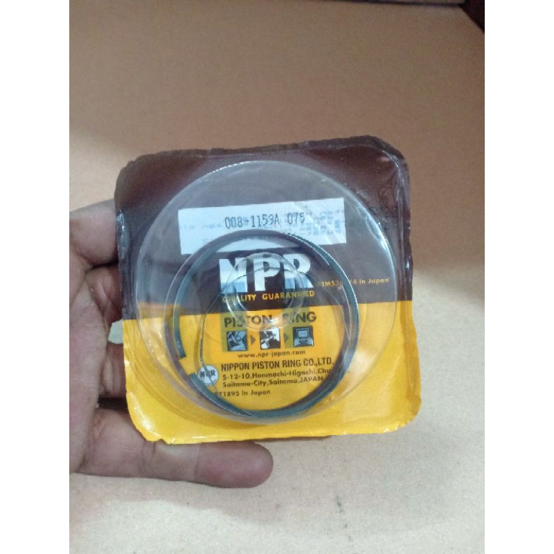 PISTON NINJA R NPP OV 75 DAN RING PISTON  NINJA NPP DUS COKLAT OV 75