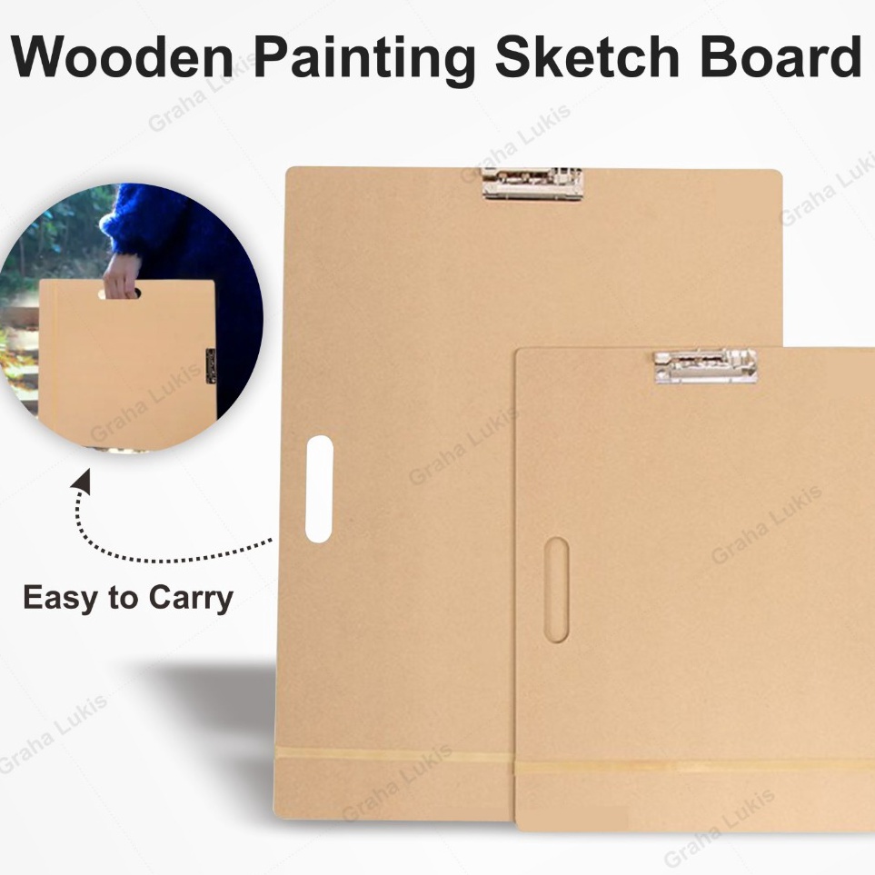 

Wooden Painting Sketch Board A2 A3 ART F6M5