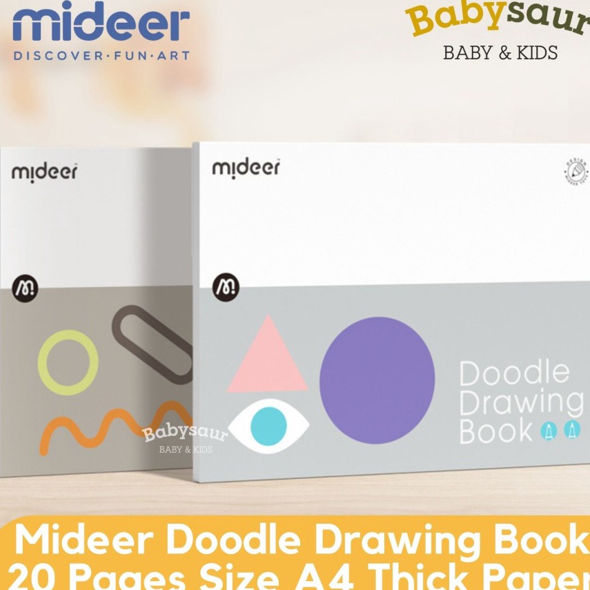 

Mideer Doodle Drawing Watercolor Sketch Book A4 Buku Gambar Lukis Anak ART L7K7