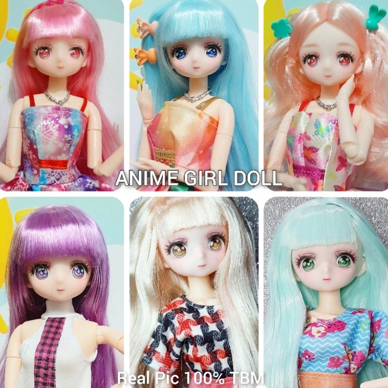 ART X47Y ANIME GIRL DOLL BONEKA PIVOTAL 3D EYES MATA 3 DIMENSI BONEKA PIVOTAL 2 SENDI