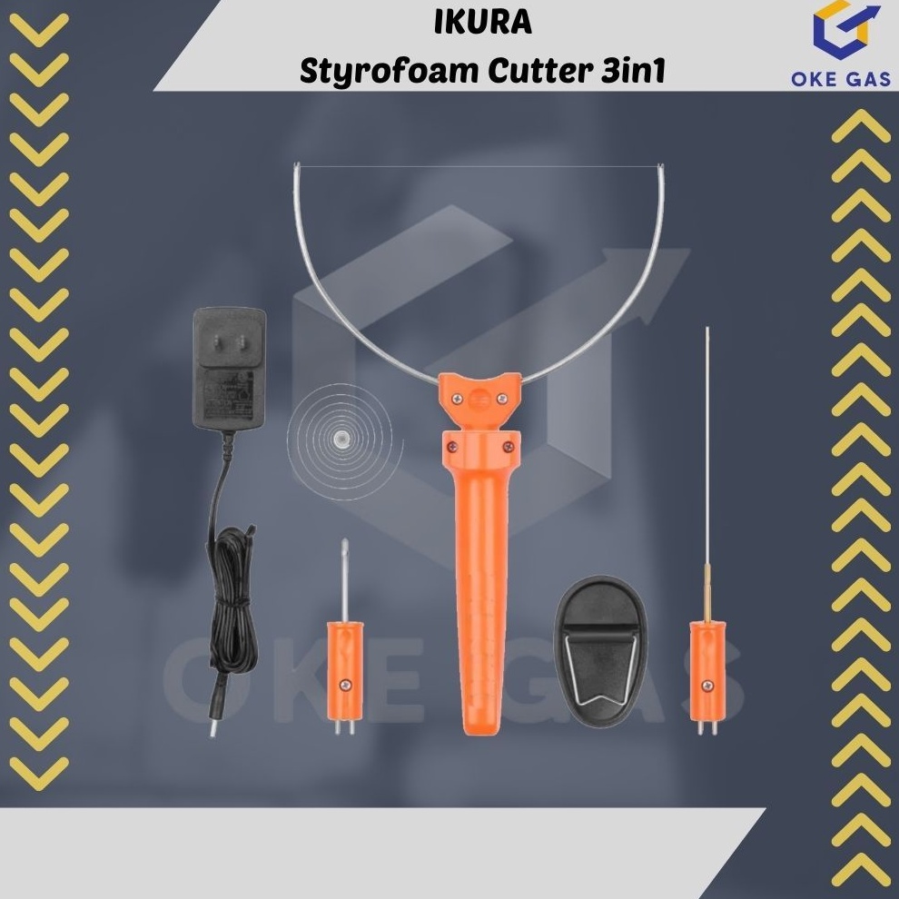 

IKURA Styrofoam Cutter Hot Wire Foam Cutter Potong 3in1 Alat Pemotong Gabus ART U8M4