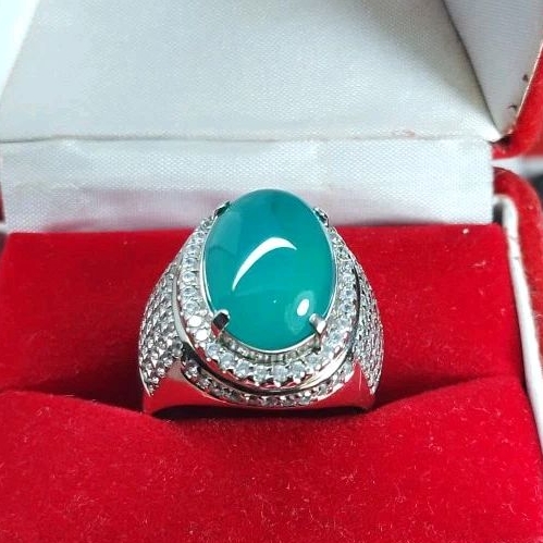 batu cincin akik bacan palamea relaxa super kristal giwang
