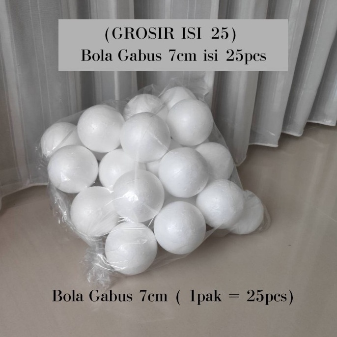 

Bola Gabus 7cm Bola Gabus Styrofoam diameter 7cm HARGA GROSIR 25 pc ART R4Y3