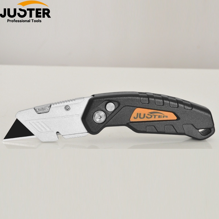 

Juster Foldable Cutter Knife Pisau Cutter Lipat Isi Mata Pisau 5 pcs JLD223 ART Y9A3