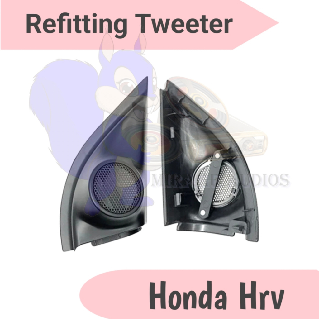 Frame Panel Honda HRV Tweeter Refitting Dudukan Tweeter HRV