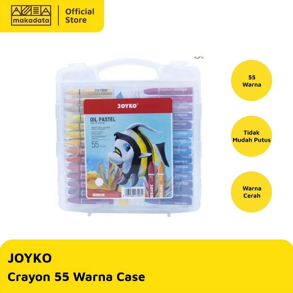 

CRAYON OIL PASTELJOYKO ISI 55 WARNA MURAH ART C2W9