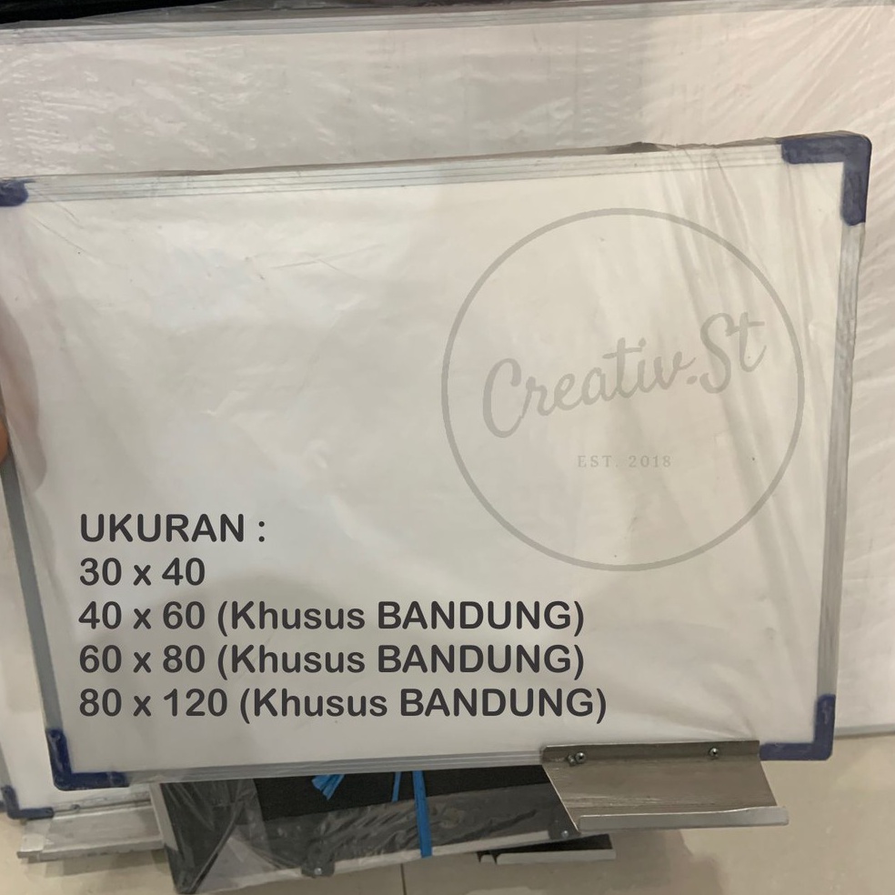 

Papan Tulis White Board Black Board 2 in 1 3 x 4 cm Whiteboard ART S4K1