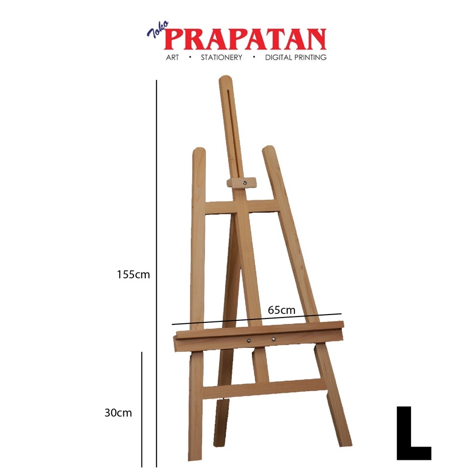 

Standar Lukis Kaki Tiga Prapatan Painting Easel Besar ART B5M5