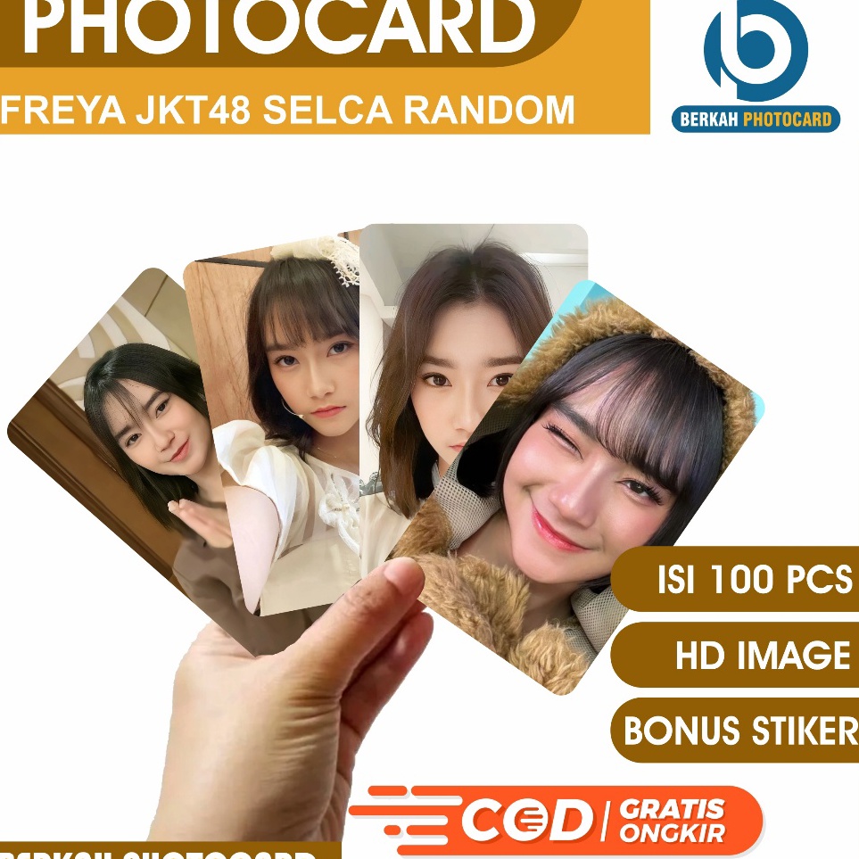 Photocard Freya JKT48 Selca random 1 Pcs Bonus Sticker COD ART T1T3