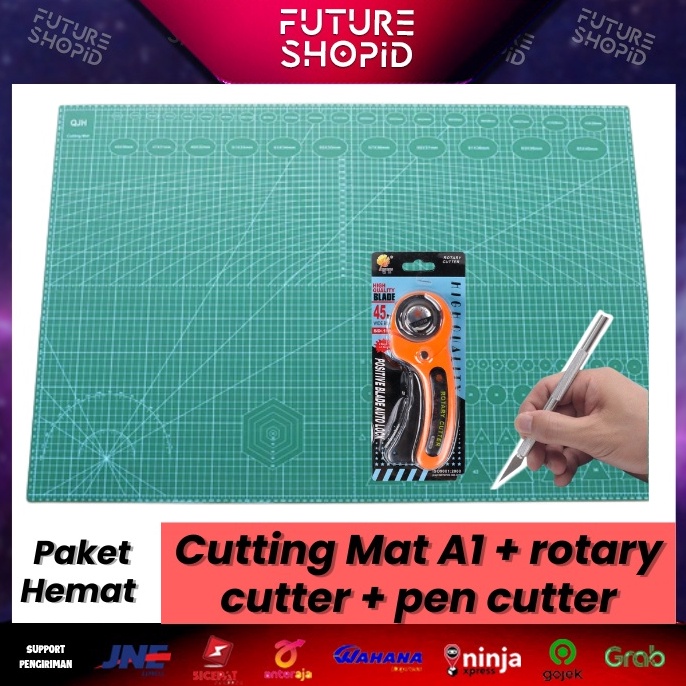 

Paket Cutting Mat A1 Rotary Cutter 45mm Pen Cutter ART O7S6