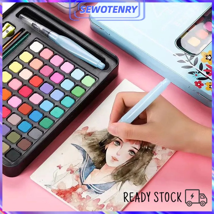 

CODCat Air Warna 36 Warna 48 Warna Alat Cat Air Warna Per Set 48 Watercolor Set Sudah Termasuk Kuas Dan Kertas Lukis ART U9J5