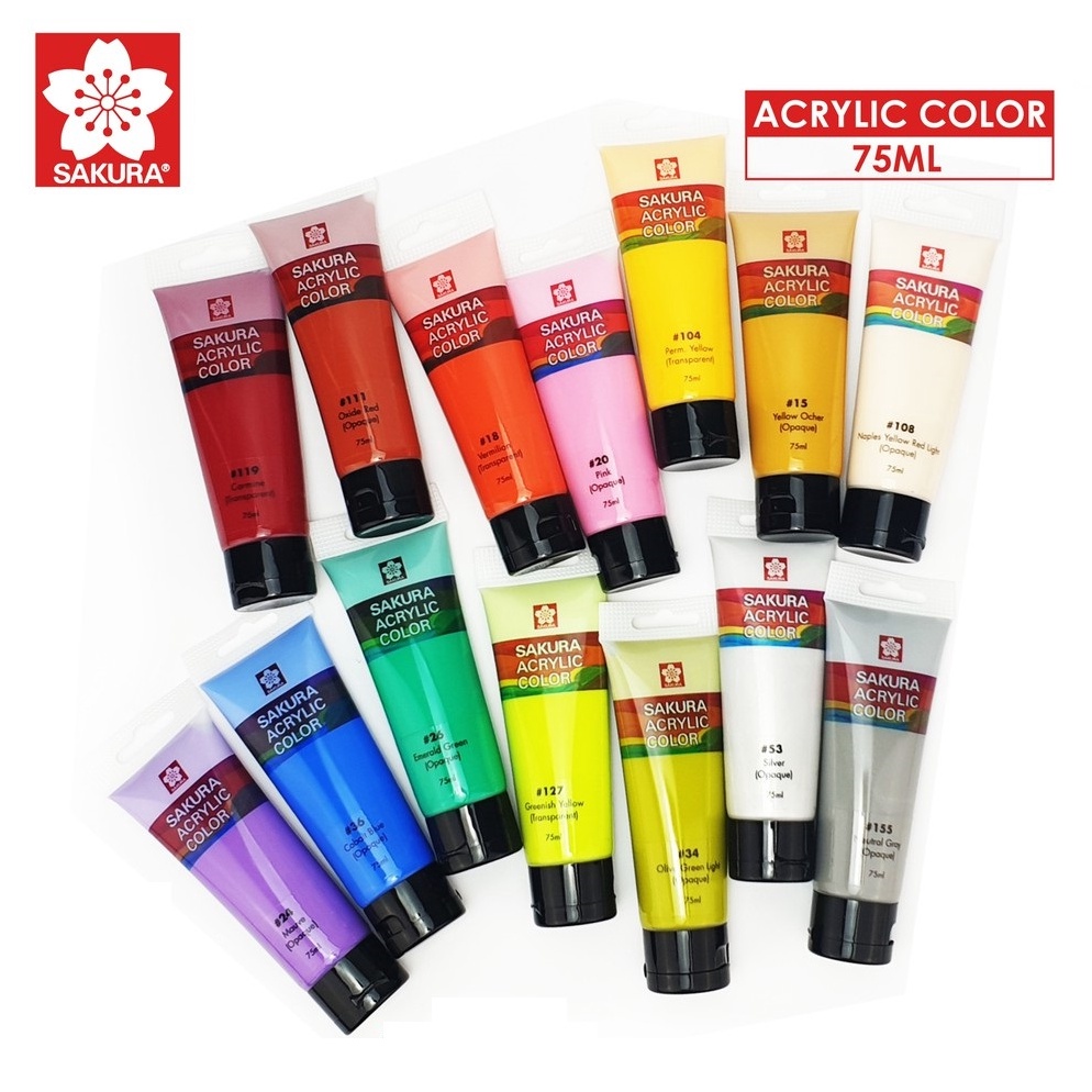 

Cat Akrilik Sakura 75ml Acrylic Color Paint ART B7C7