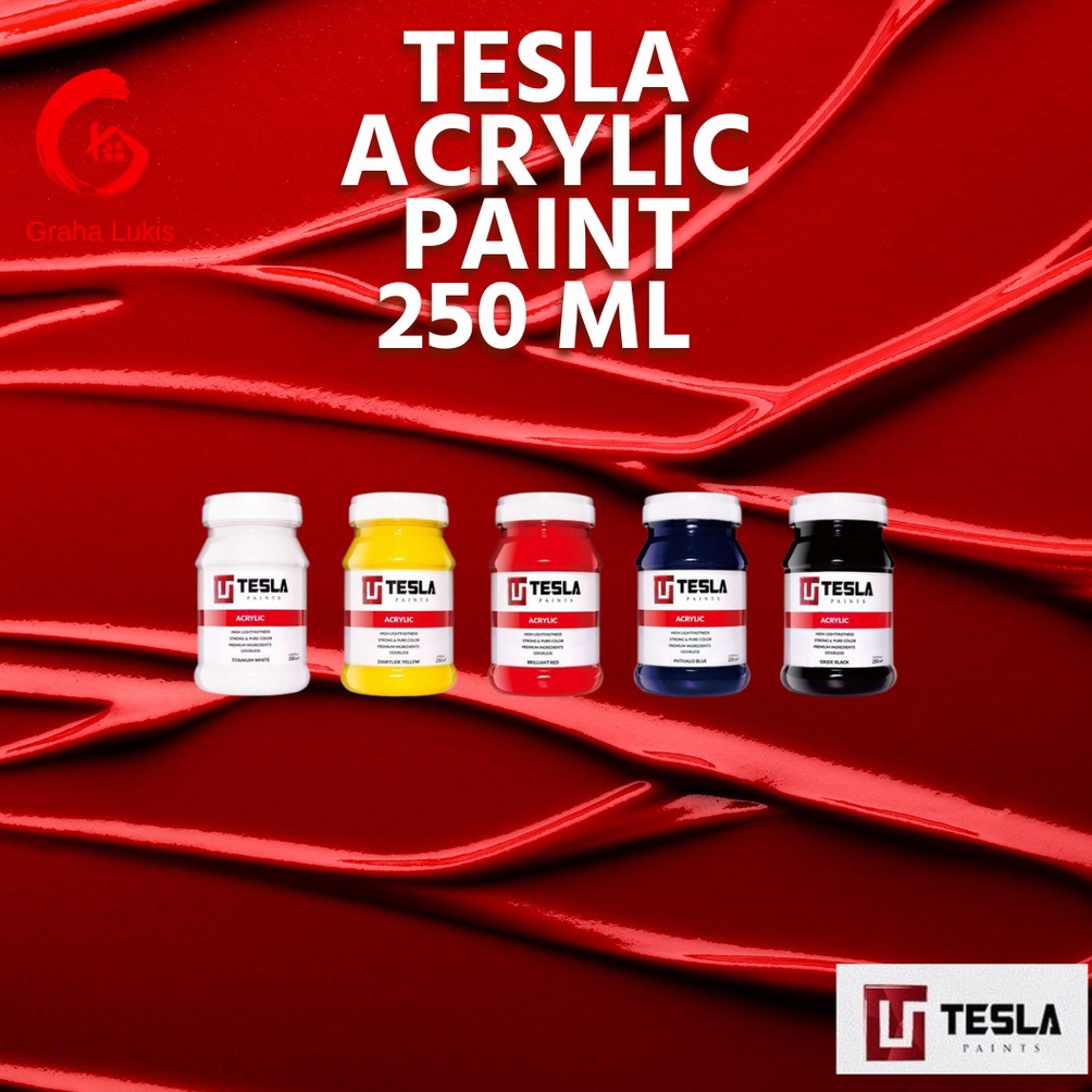 

Tesla Paints Acrylic Paints Cat Akrilik 25ml SATUAN ART T4K7