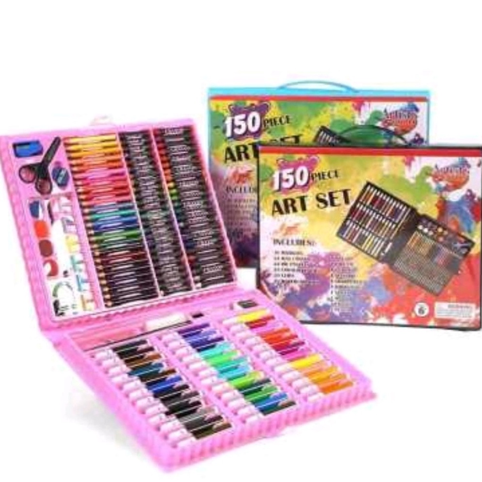 

Crayon Art Set 15pcs Koper Warna LengkapKrayon Pensil Warna Alat Menggambar atau Mewarnai Hadiah AnakAnakStationary Set isi 15pcs Perlengkapan Sekolah Anak Spidol Krayon Cat AirPaints Kids Children Painting Drawing Tools Set with Colored Pencil ART