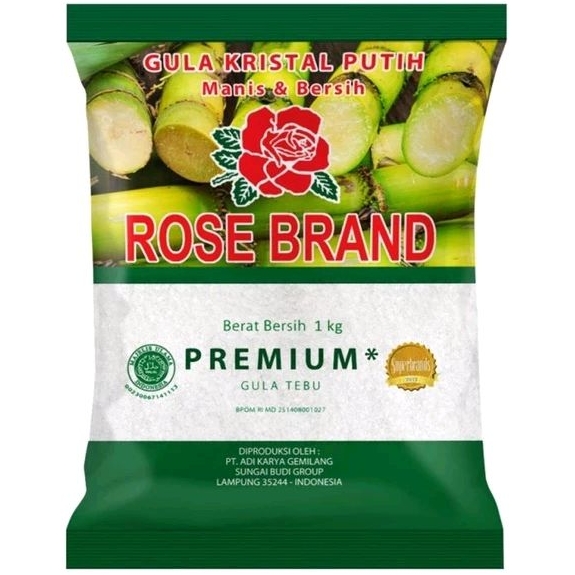 

Gula Pasir Rose Brand 1 Kg ( Free Ongkir Free Kardus )