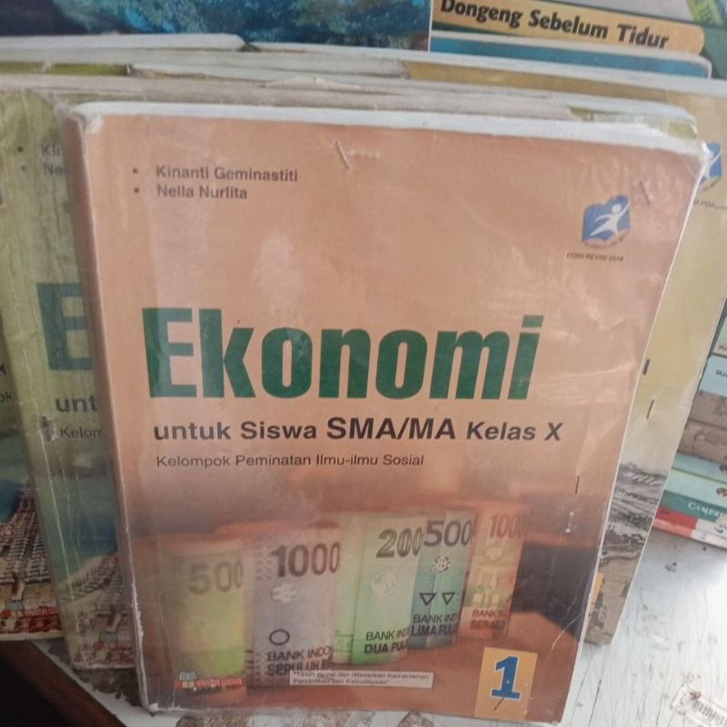 BUKU  EKONOMI UNTUK SMA KELAS 10/X KELOMPOK PEMINATAN YRAMA WIDYA
