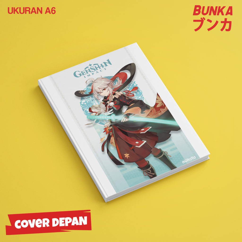 

Pocket Note Game Genshin Impact Kaedehara Hardcover A6 Buku Tulis Catatan Notes Agenda Planner Jurnal