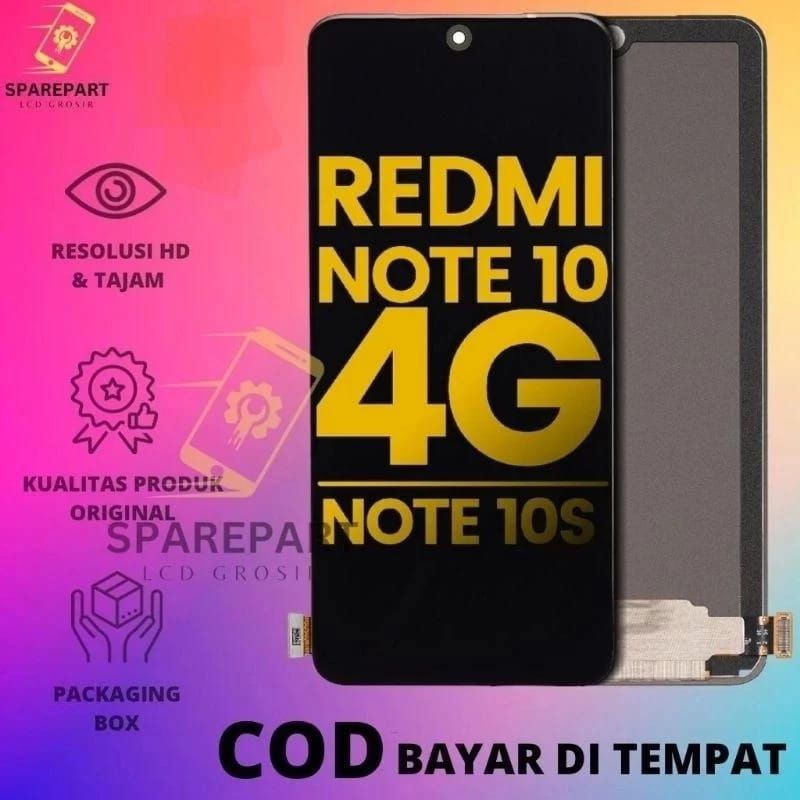 LCD FULLSET XIAOMI REDMI NOTE 10 4G / REDMI NOTE 10S / POCOPHONE M5S ORIGINAL AMOLED