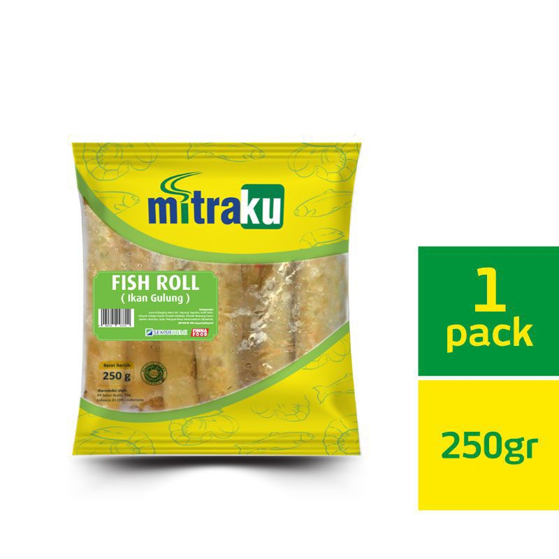 

mitra ku fish roll 250gram