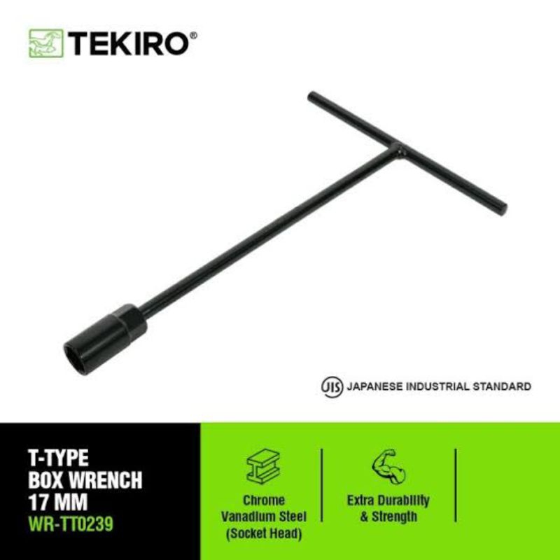Tekiro Kunci T 17 MM / Tekiro Kunci Sock T 17 MM / Tekiro KUnci T 17 MM Hitam / Tekiro KUnci Sock T 