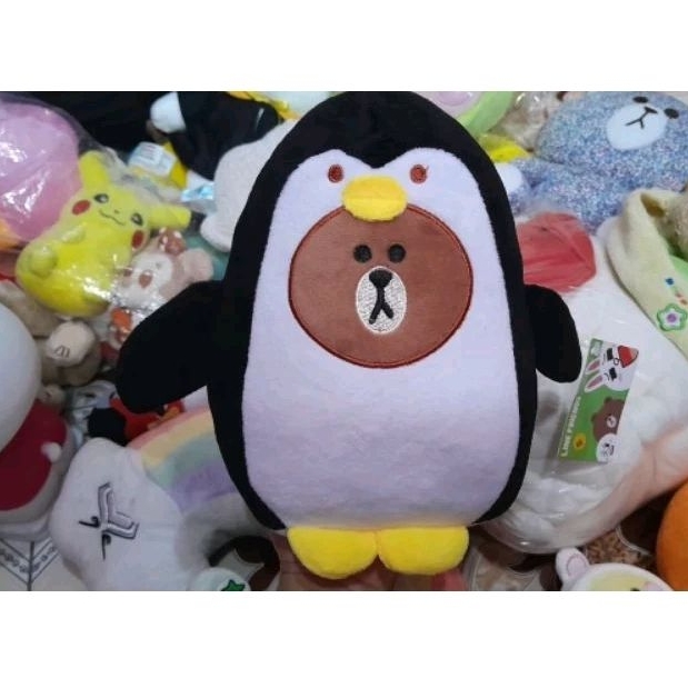 Gantungan Kaca Brown Line Kost Pinguin
