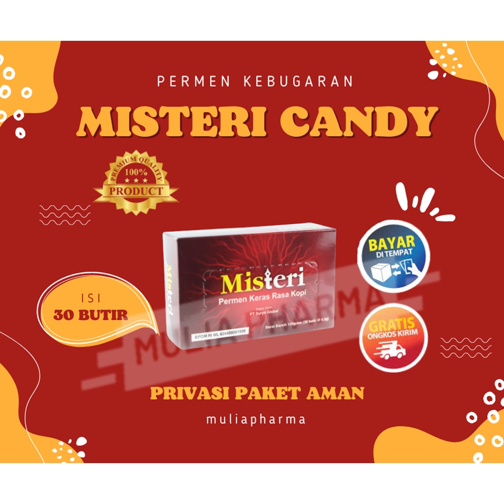 Permen Mistery Candy Original - Permen Stamina Kuat Pria 1 BOX