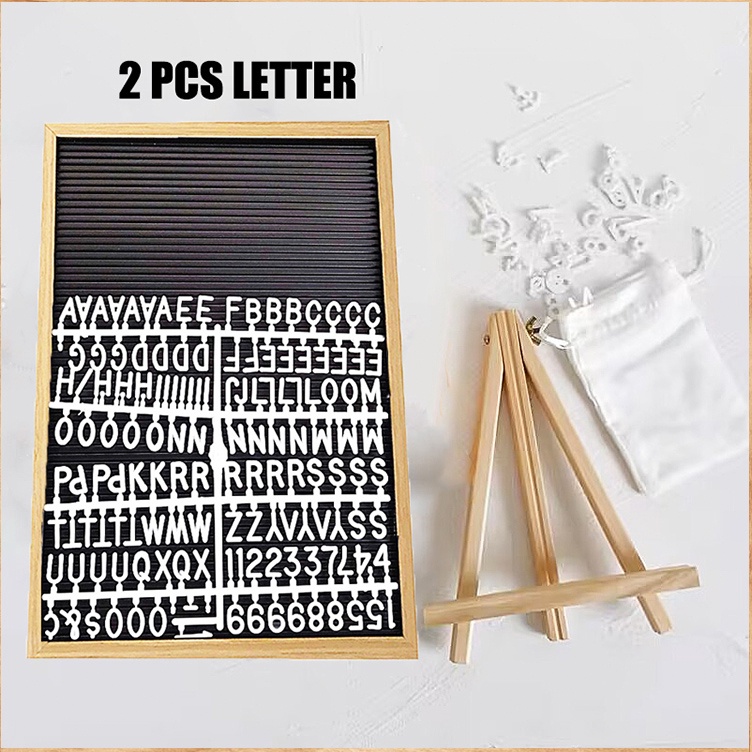 

Papan Nama Bayi SET Felt Letter Board Premium Papan Huruf Pesan Baby Newborn Dekorasi Pajangan Dinding 3x4cm ART O5T4