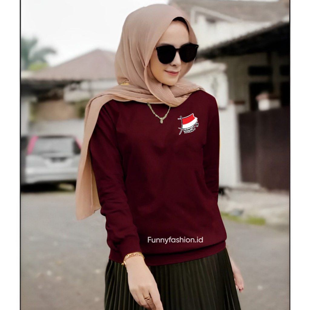 Baju Wanita Indonesia Merdeka - Baju Wanita 17 Agustus - Baju Wanita Edisi Kemerdekaan TERPOPULER
