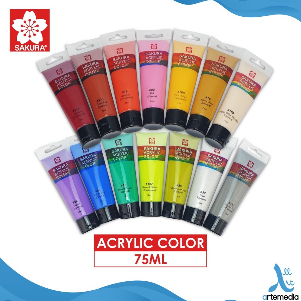 

Cat Akrilik Sakura 75ml Acrylic Color Paint 22 ART P7C9