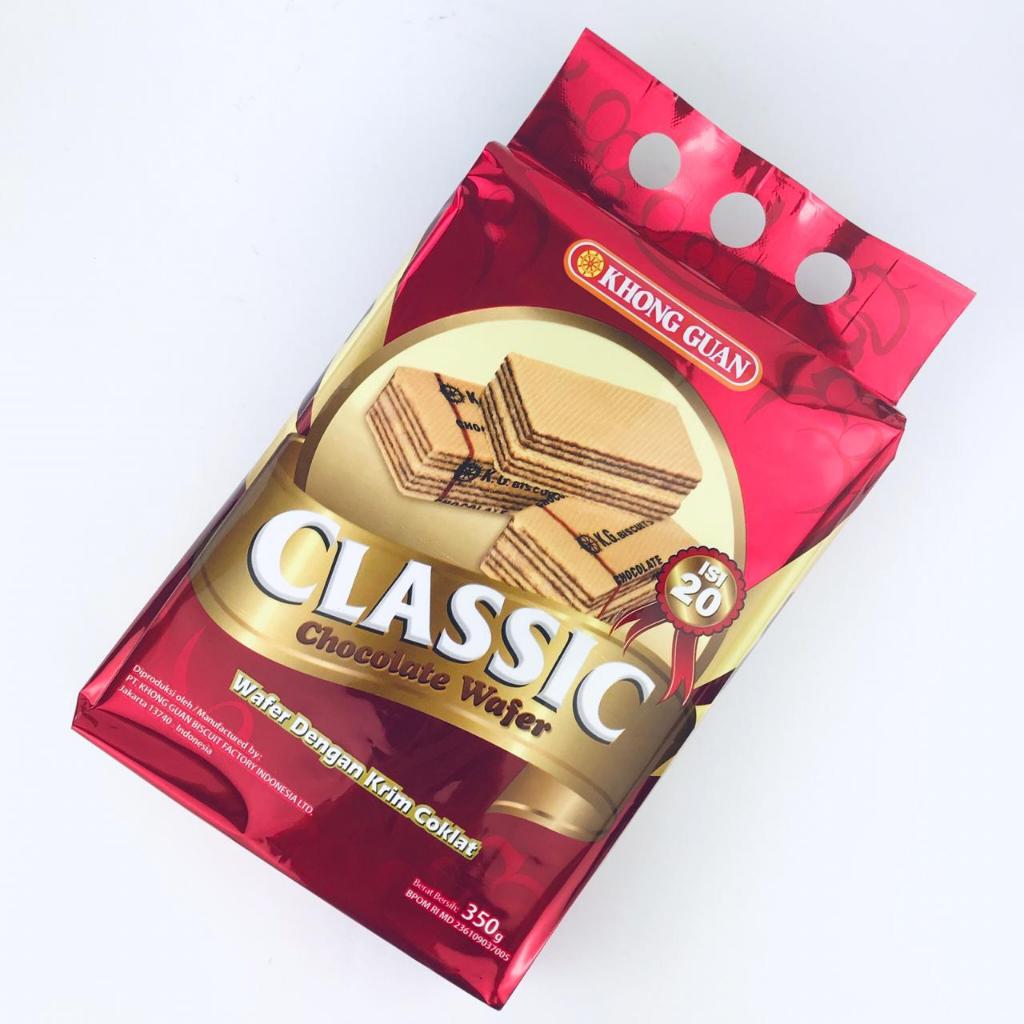 

Kong Guan Classic 350gr| Biscuit Kong Guan Refill Wafer Coklat