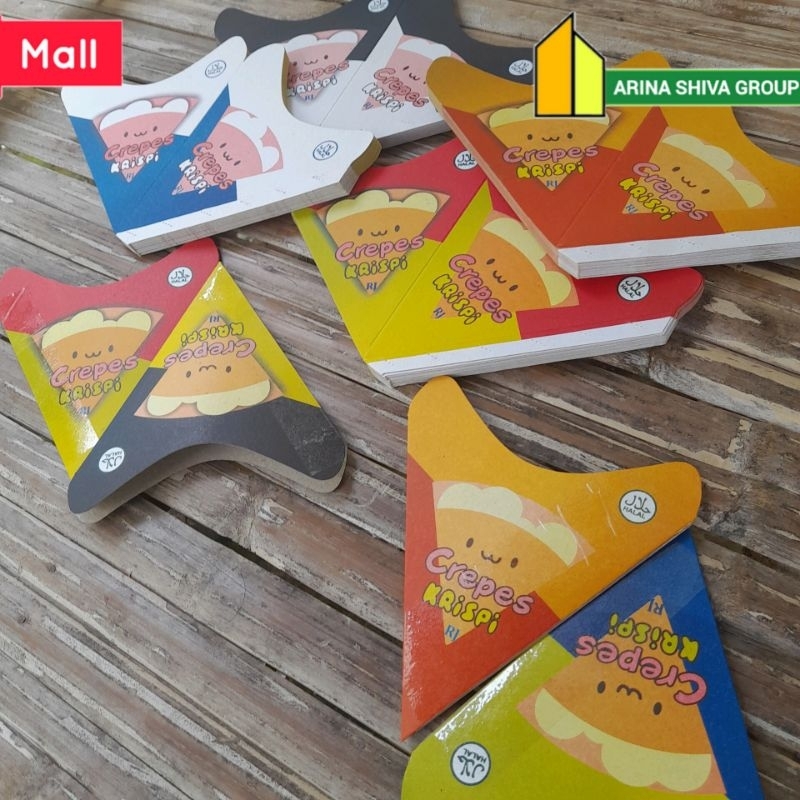 

100 LEMBAR KEMASAN CREPES MINI BAHAN DUPLEK PUTIH SUPER QUALITY | KERTAS KREPES CRISPY HIGH QUALITY | BOX LEKKER WAFFLE CROFFLE MURAH PRODUK TERBARU | TOKO KEMASAN ONLINE | TOKO ANEKA KEMASAN OFFICIAL | ARINA SHIVA GROUP | SHIVACORP 2071