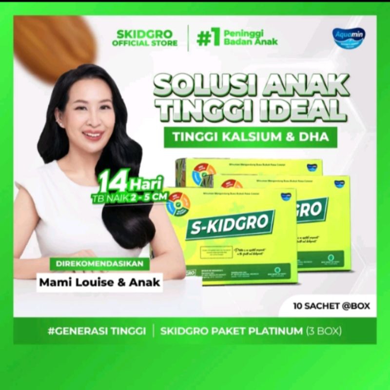 

S-KIDGRO Susu Peninggi Badan Anak BPOM - (3 BOX)