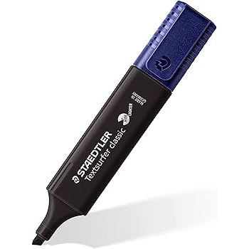 

staedler textsurfer classic black color/highlighter warna hitam