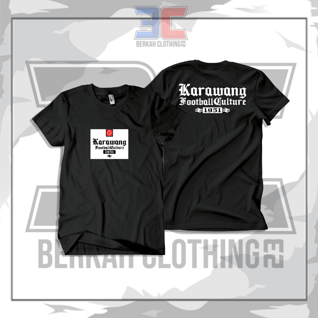 T-Shirt Kaos Suporter PERSIKABO "Bogor Footbal Culture 1973" - Kaos Casual