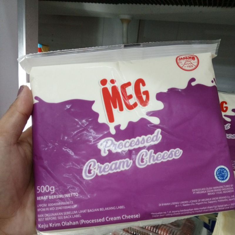 

keju Meg cream cheese 500gr