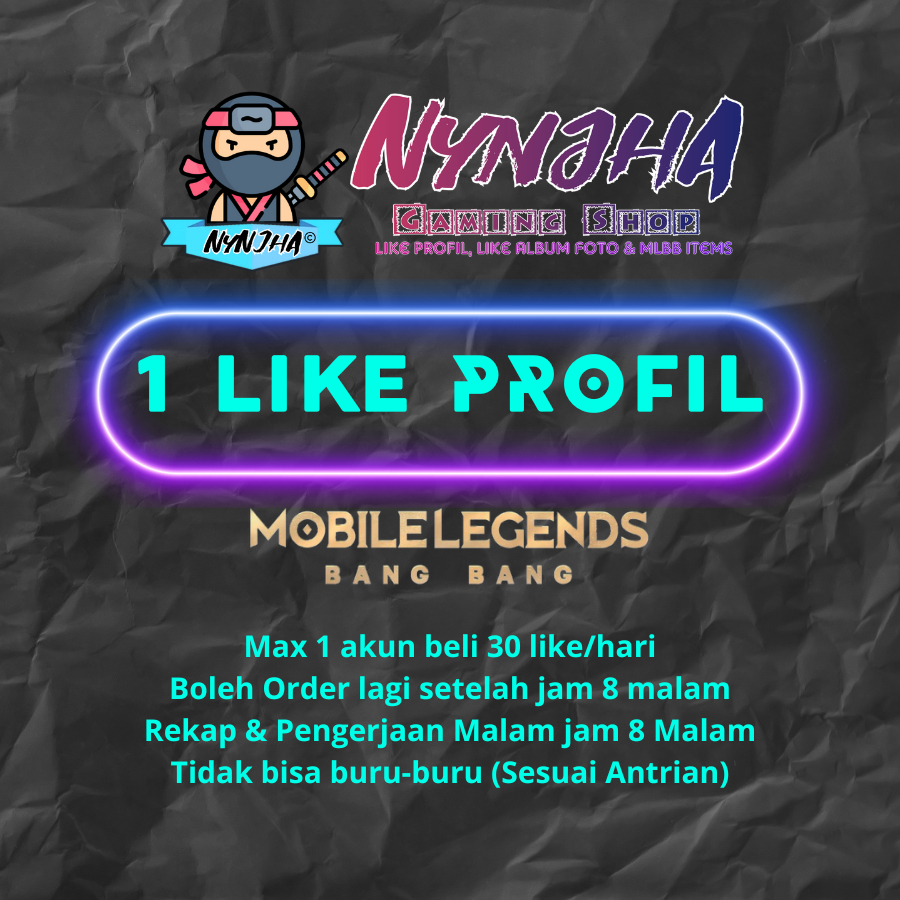 Layanan Jasa Follow Like profil Album Mobile legends