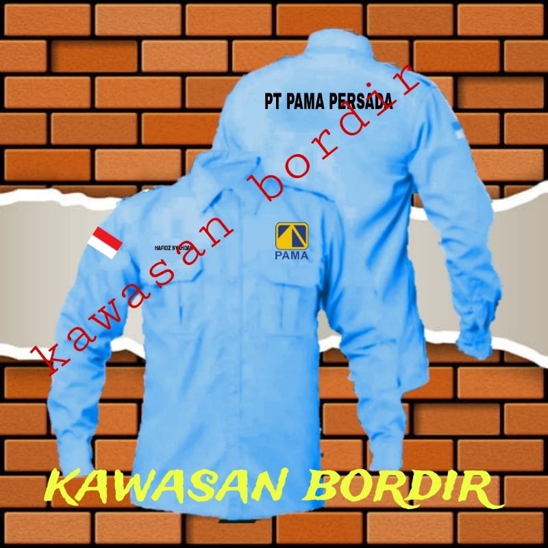 Terbaru kemeja Pama persada seragam Pama persada baju Pama persada seragam PT pama kemeja PT pama fu