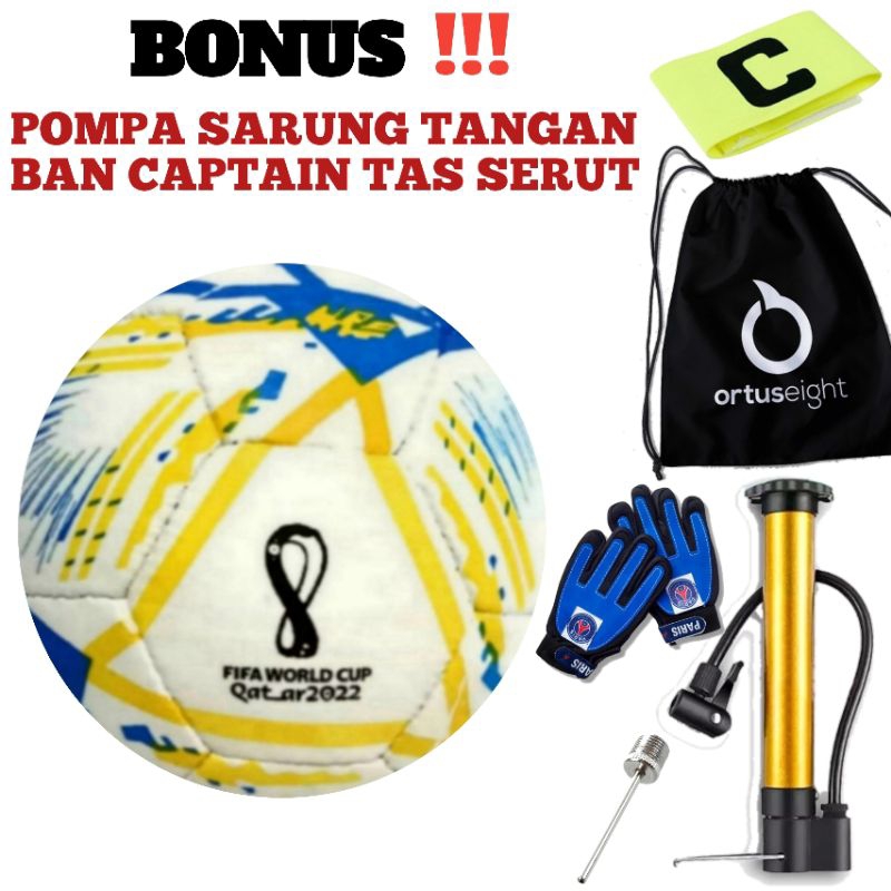 Bola Sepak Anak Bliter Kaki No 5 Bonus Ban Kapten Olahraga Pompa Jaring Pentil
