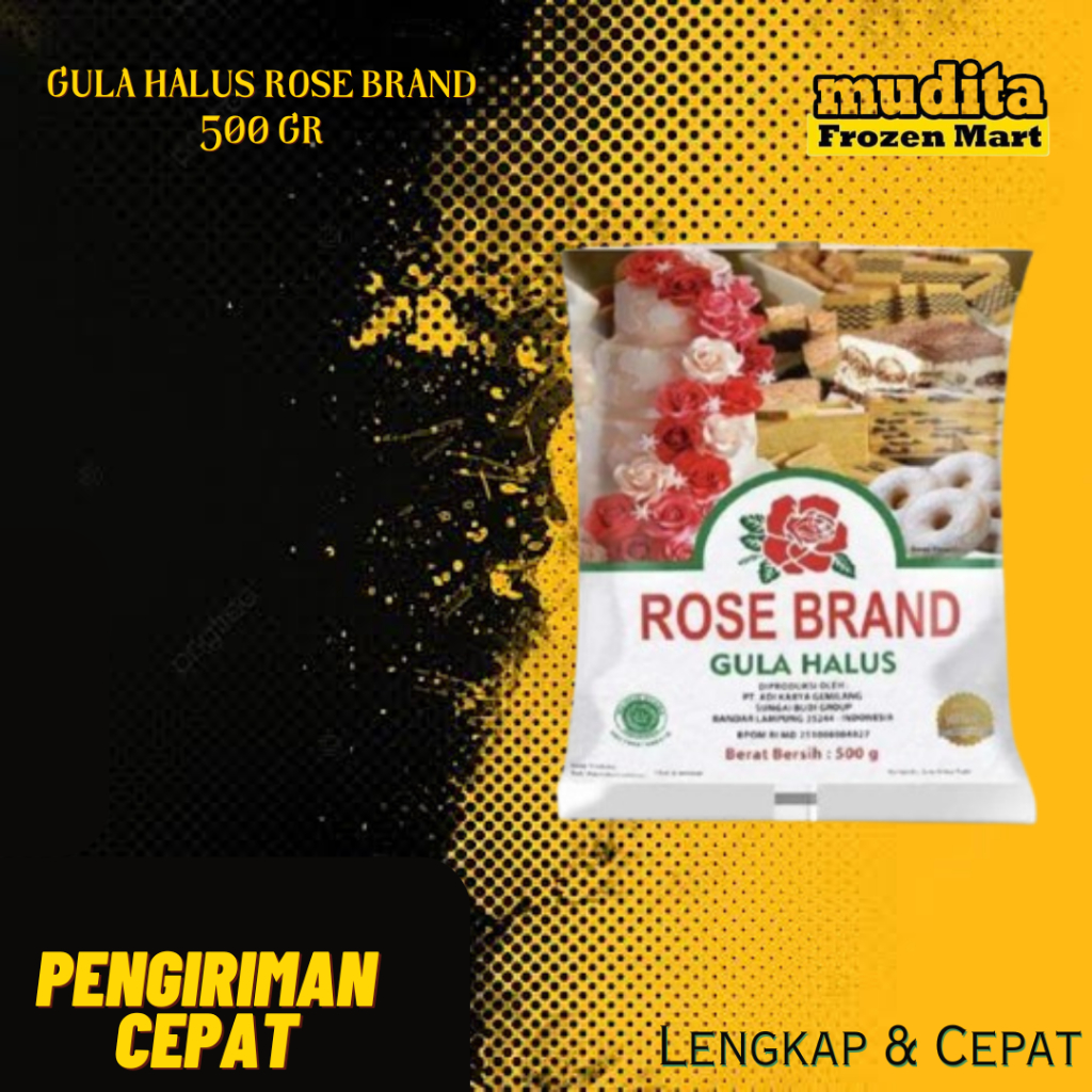 

Gula Halus Rose Brand 500 gr