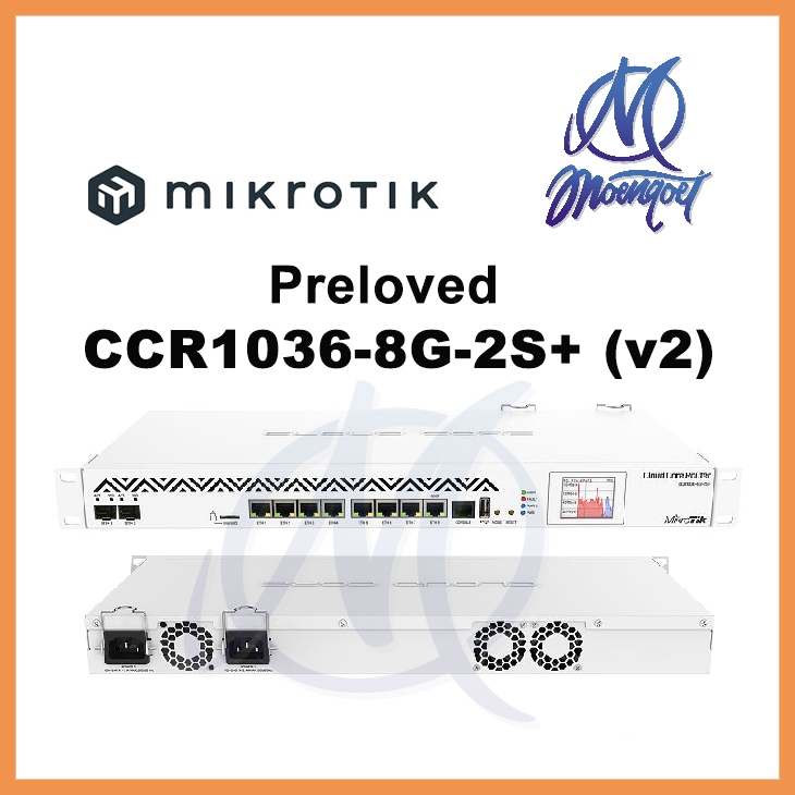 Mikrotik CCR1036 8G 2S+ v2 Preloved