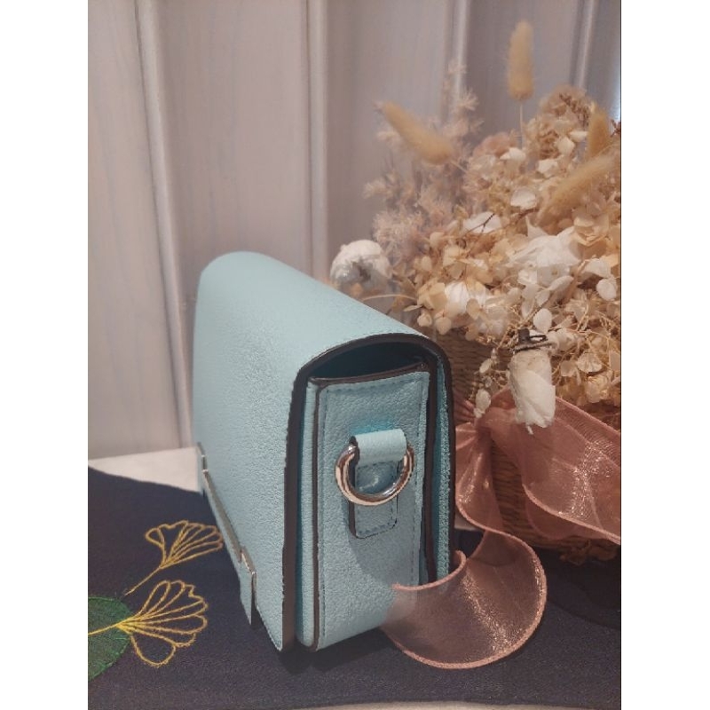 Tas Selempang H Getta Wanita Warna Biru Muda