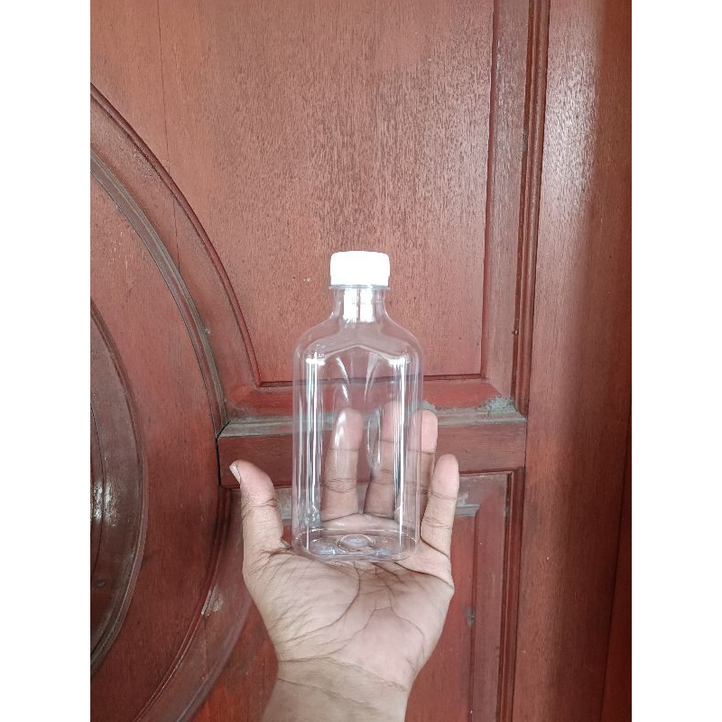 botol gepeng 300ml / botol plastik 300ml