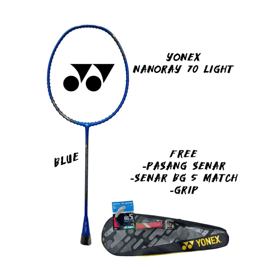 RAKET BADMINTON NANORAY 70 LIGHT ORIGINAL