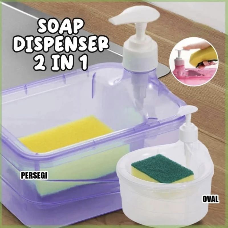 DISPENSER CUCI PIRING TEMPAT CUCI PIRING TEMPAT SABUN CUCI PIRING SOAP DISPENSER