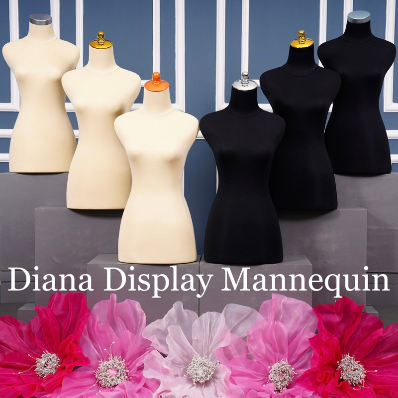 MANEKIN DM WANITA DEWASA PLASTIK LAPIS BAJU BUSA - PATUNG BAJU WANITA DEWASA - DRESS MAKING - KEBAYA