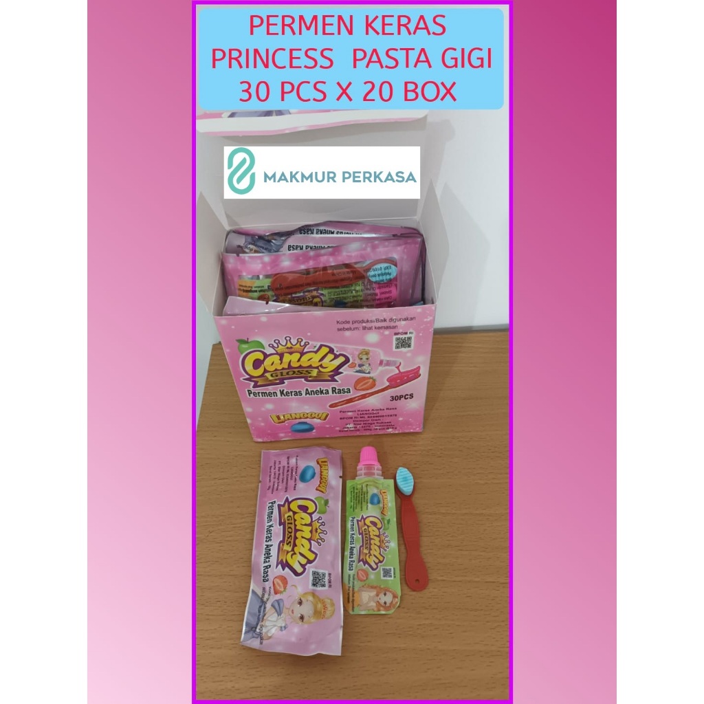 

PERMEN BENTUK SIKAT GIGI DENGAN PASTA RASA STROBERI ISI 30 X 15GR